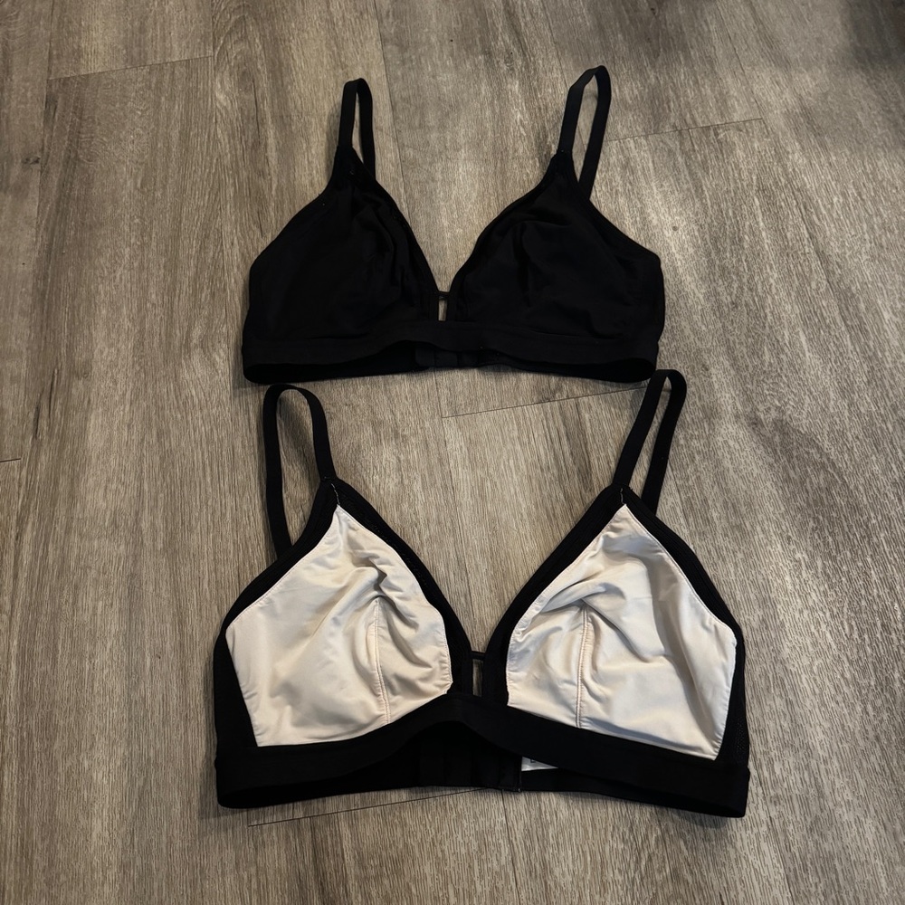 Lively Black Women's Bras Set of two size large
